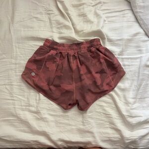 Lululemon pink camo shorts
